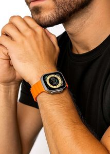 Smart Watch Orange Band