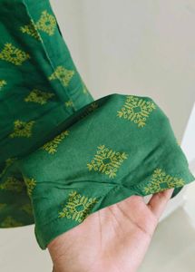 Green Festive Kurta