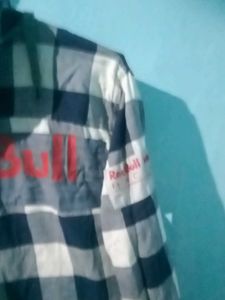 Checked Hoodie T-Shirt