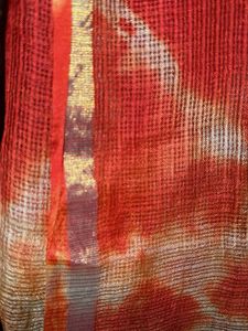 Orange Tie-Dye Dupatta