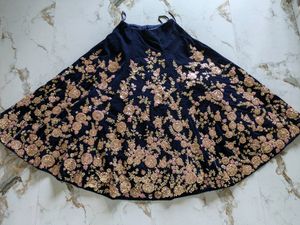 Blue Bridal Lehenga