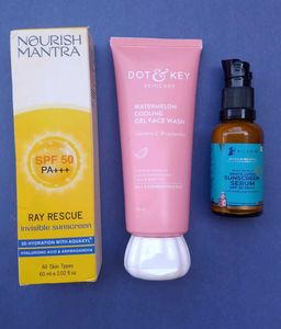 Dot&amp; Key Facewash And Two Sunscreen 🧴