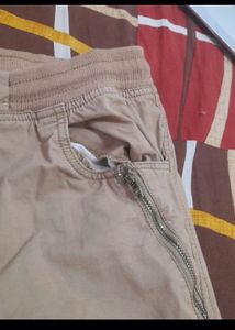 Khaki Colored Joggers Waist 28 -32