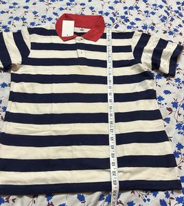 Uniqlo Black &amp; White Striped Shirt
