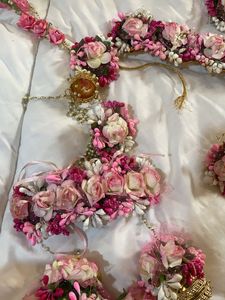 Royal Pink Flower Jewellery
