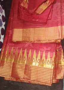 Elegant Red Saree