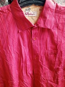 Striped Red Casual Shirt