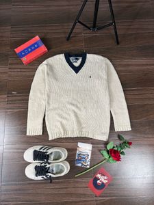 Ralph Lauren V-Neck Knit Sweater
