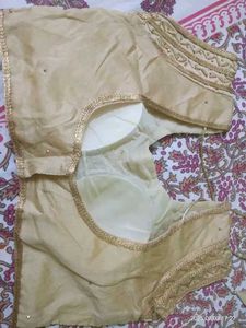 Embroidered Golden Blouse