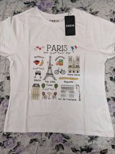 [Brand New] Shein Paris Graphic Tee