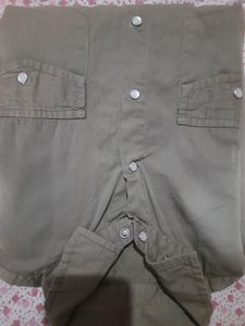 Cotton Shirt Olive Colour