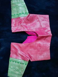 Pink Floral Pattern Saree