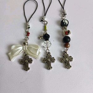 Gothic Cross Phone Charms