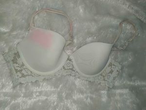 Sea Green Bra With Colour Stain