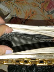 White Holographic Sling Bag