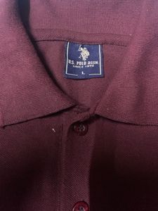 US Polo Assn. Maroon Pol