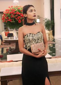 Elegant Black Maxi Gown