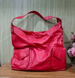 Red Hobo Bag