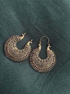 Boho Chic Silver Earrings