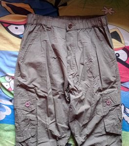 Army Green Loose Fit Cargo