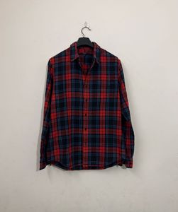 Esprit Red Plaid Flannel Shirt