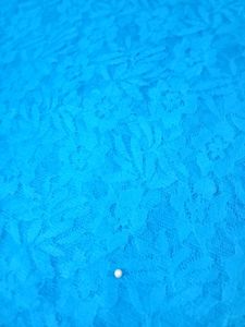 Cyan Net Saree