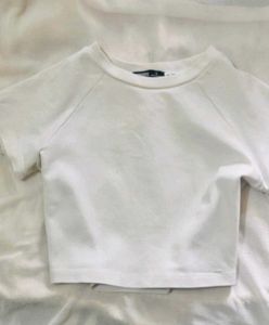 White Baby Tee