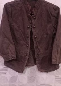 Girl Denim Winter Jacket