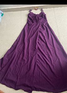 Elegant Purple Maxi Dress