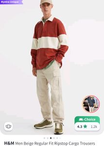 H&amp;m Cargo Trousers Relaxed Fit