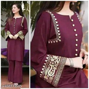High Demanded Kurti With Plazo 🌺😍