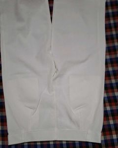 Wide Leg White Pants