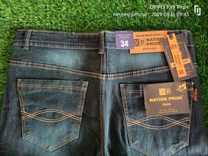 Men&#39;s Dark Blue Denim Jeans For Party Wear