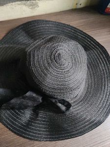 Black Floppy Hat