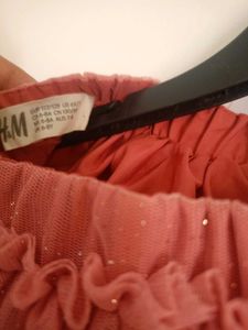 H&amp;M Glitter Tulle Skirt