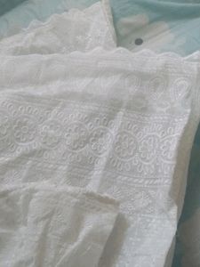 Empire Top, White Designed Formal Wear