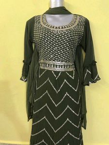 Elegant Green Kurta Set