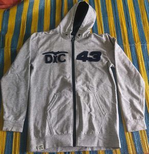 Gray Zip-Up Hoodie