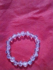 All 4 AT 150. Clear Quartz Beaded Bracelet