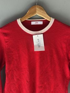 Red Knit Jox Sweater