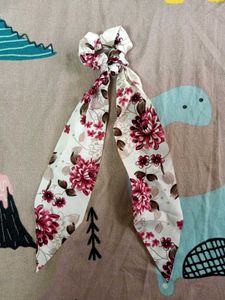 Lovely Floral Scrunchie