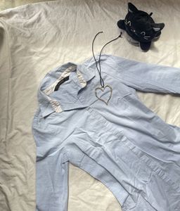 Zara Cinched Waist Shirt