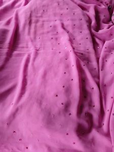 Pink Heavy Saree For Woman