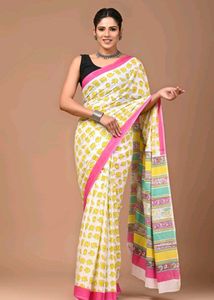 Elephant Print Saree