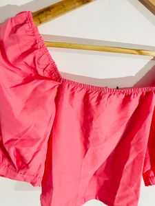 Tokyo Talkies Pink Crop Top