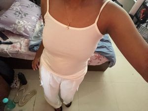 White Sleeveless Tank Top