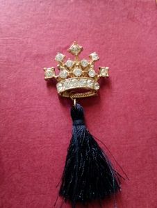 Crown Tassel Brooch