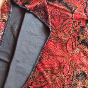 Vintage Velvet Patterned Fitted Skirt ✨