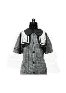 Cute Plaid Sailor Dress