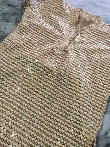 Golden Sequin Kurta